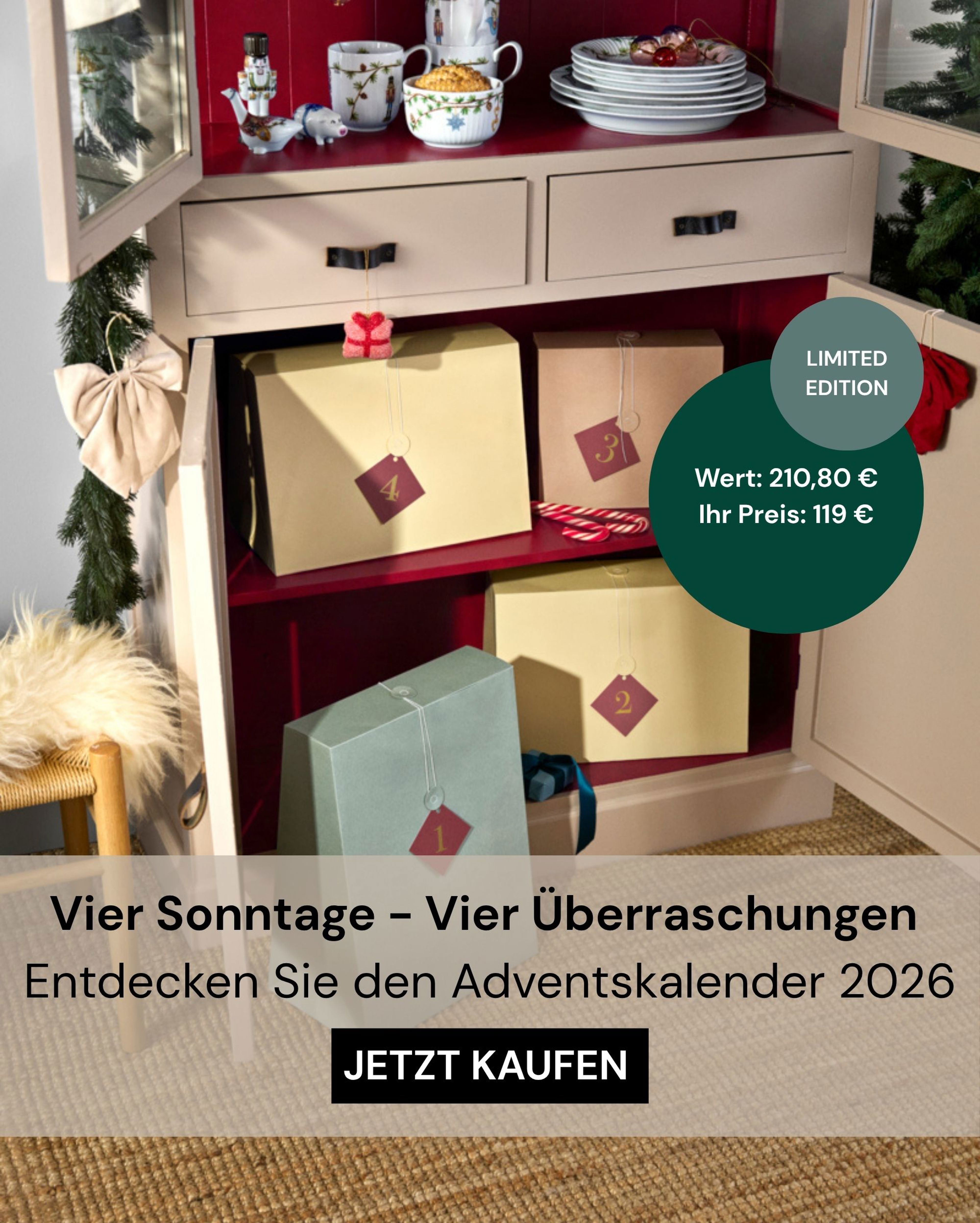 Vier Sonntage, vier Überraschungen – entdecken Sie den Adventskalender 2026