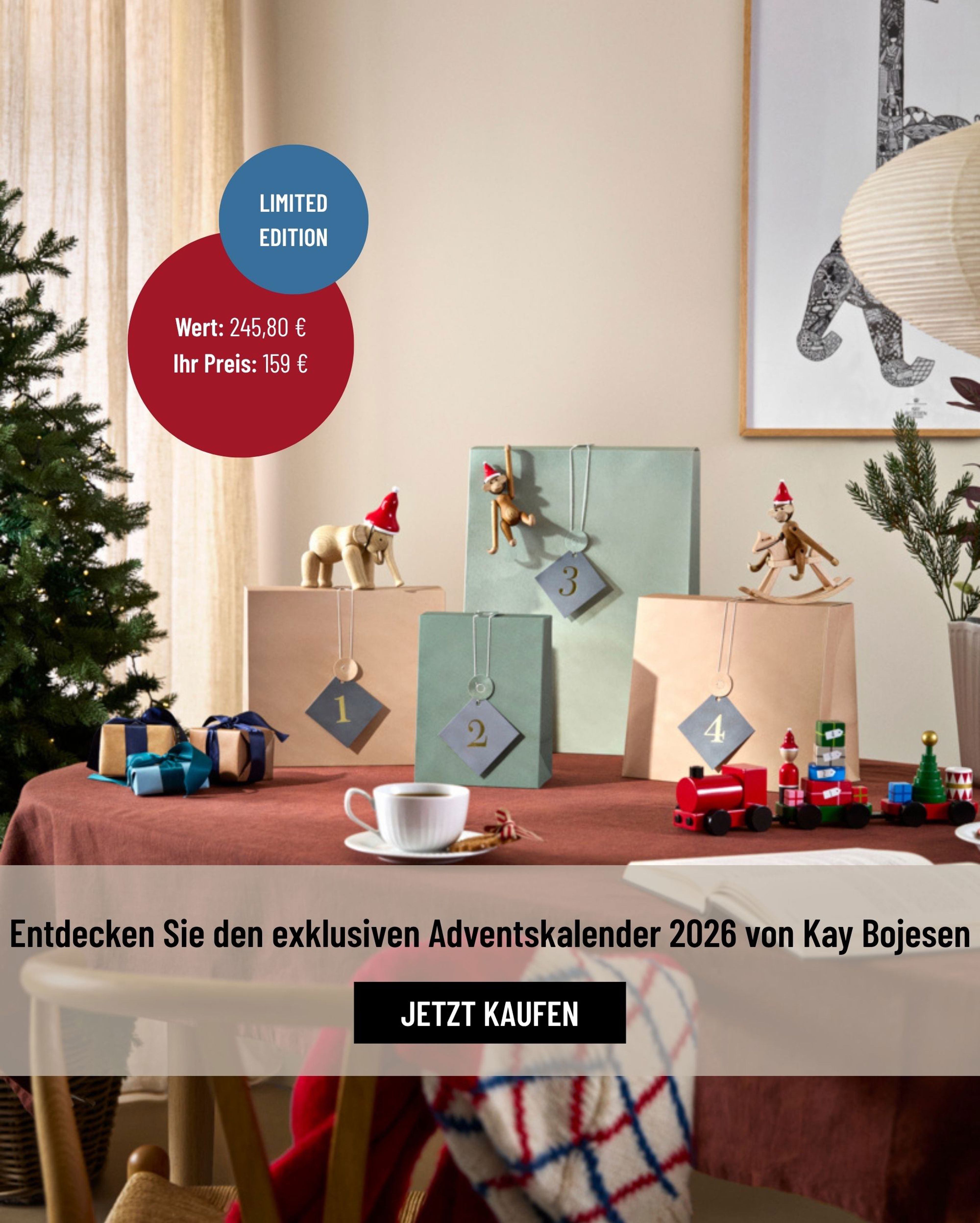 Entdecken Sie den exklusiven Adventskalender 2026 von Kay Bojesen